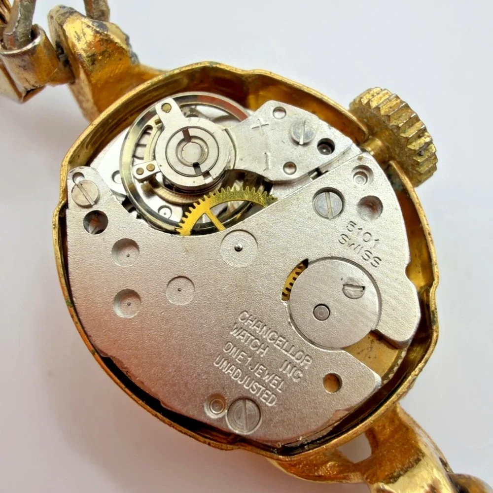 Vintage Longine 215 Ladies Swiss Manual Wind Bracelet Watch Parts